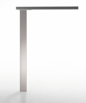 Pied de table carré Quadra - 60 x 60 mm